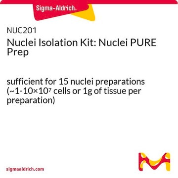 Nuclei Isolation Kit: Nuclei PURE Prep sufficient for 15&#160;nuclei preparations (~1-10×107 cells or 1g of tissue per preparation)