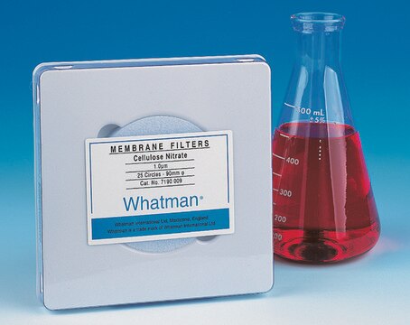 Whatman&#174; cellulose acetate membranes cellulose acetate circles (CA), 0.45 &#956;m, 47 mm 100/pk