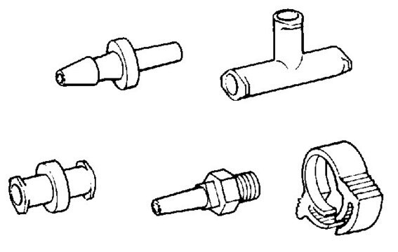 Aldrich&#174; deluxe Luer fitting assortment set for use with small diameterflexible tubing and miniature valves, includes 188 fittings