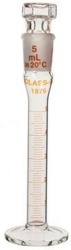 Aldrich&#174; graduated cylinders with joint, Class A female joint: ST/NS 24/40, volume 100&#160;mL, accuracy: 0.50&#160;mL