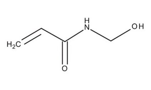 N-(Hydroxymethyl)acrylamide (48% aqueous solution) (stabilised with hydroquinone monomethyl ether) for synthesis