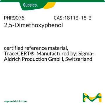 2,5-Dimethoxyphenol certified reference material, TraceCERT&#174;, Manufactured by: Sigma-Aldrich Production GmbH, Switzerland