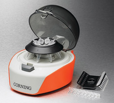 Corning&#174; LSE&#8482; mini microcentrifuges AC/DC input 110 - 240 V, 50/60 Hz, Includes Adapters for US, EU, UK, AU plugs