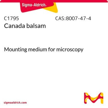 Canada balsam Mounting medium for microscopy