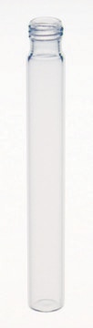 KIMBLE&#174; disposable screw thread culture tube flat bottom borosilicate glass, tube diam. × L (16&#160;mm) (100&#160;mm), non-sterile