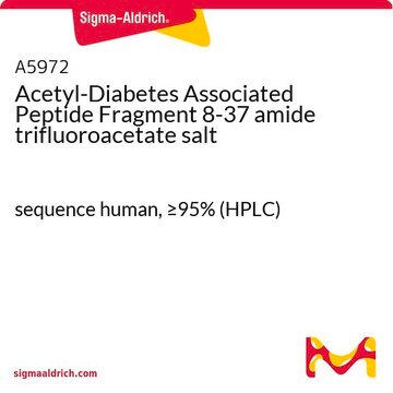 Acetyl-Diabetes Associated Peptide Fragment 8-37 amide trifluoroacetate salt sequence human, &#8805;95% (HPLC)