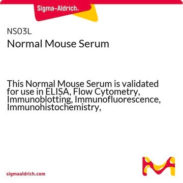 Normal Mouse Serum This Normal Mouse Serum is validated for use in ELISA, Flow Cytometry, Immunoblotting, Immunofluorescence, Immunohistochemistry, Immunoprecipitation for the detection of Mouse Serum.