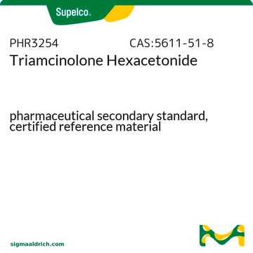 Triamcinolone Hexacetonide pharmaceutical secondary standard, certified reference material