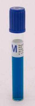 ReadyTube&#174; 10 RVS Broth Suitable for the selective enrichment of Salmonella, pkg of (10 ml in 17 ml tube with blue cap (20 tubes per box))