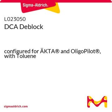 DCA Deblock configured for ÄKTA&#174; and OligoPilot&#174;, with Toluene