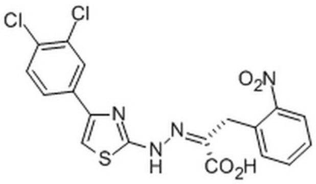 eIF4E/eIF4G Interaction Inhibitor, 4EGI-1 InSolution, &#8805;95%, reversibly binds eukaryotic translation initiation factor 4E