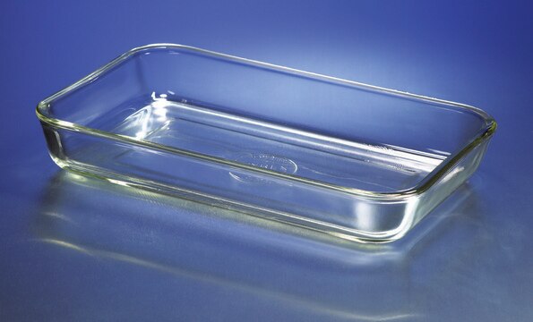 Pyrex&#174; heavy wall drying tray top W × L × H 305&#160;mm × 457&#160;mm × 72&#160;mm