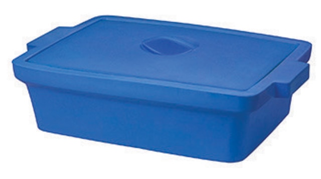 Corning&#174; Ice Pan, rectangular with lid maxi, capacity 9L, blue