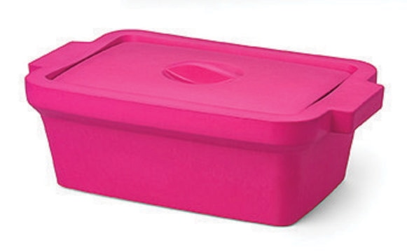 Corning&#174; Ice Pan, rectangular with lid midi, capacity 4L, pink