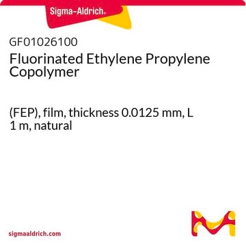 Fluorinated Ethylene Propylene Copolymer (FEP), film, thickness 0.0125&#160;mm, L 1&#160;m, natural