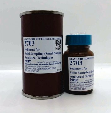 Sediment for solid sampling (small sample) analytical techniques NIST&#174; SRM&#174; 2703