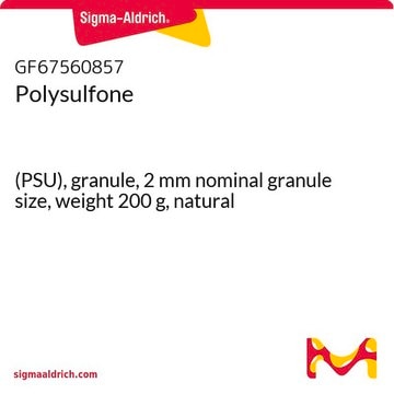 Polysulfone (PSU), granule, 2&#160;mm nominal granule size, weight 200&#160;g, natural