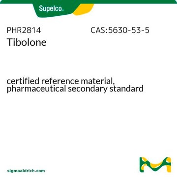 Tibolone certified reference material, pharmaceutical secondary standard