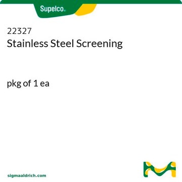 Stainless Steel Screening pkg of 1&#160;ea