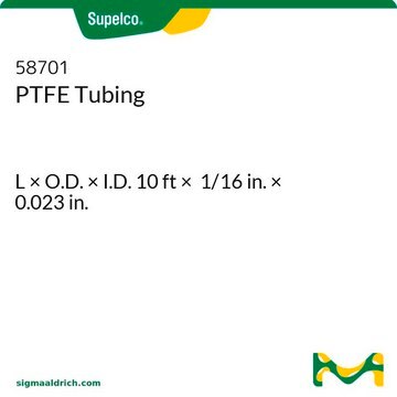 PTFE Tubing L × O.D. × I.D. 10&#160;ft × 1/16&#160;in. × 0.023&#160;in.