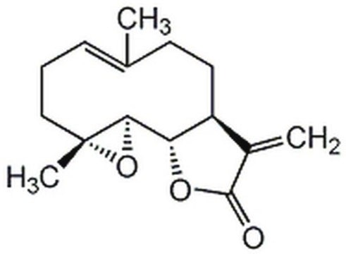 Parthenolide, Tanacetum parthenium A cell-permeable sesquiterpene lactone with anti-inflammatory, antisecretory, and spasmolytic properties.