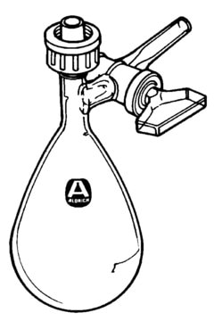 Reaction flask with glass stopcock on side-arm capacity 25&#160;mL, male joint: ST/NS 14/20