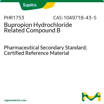 Bupropion Hydrochloride Related Compound B Pharmaceutical Secondary Standard; Certified Reference Material