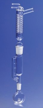 Pyrex&#174; extractor system with Soxhlet extractor and Friedrichs condenser, capacity 250&#160;mL