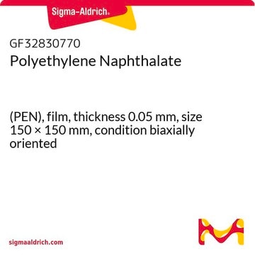 Polyethylene Naphthalate (PEN), film, thickness 0.05&#160;mm, size 150 × 150&#160;mm, condition biaxially oriented