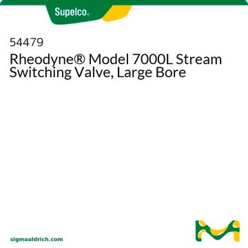 Rheodyne&#174; Model 7000L Stream Switching Valve, Large Bore