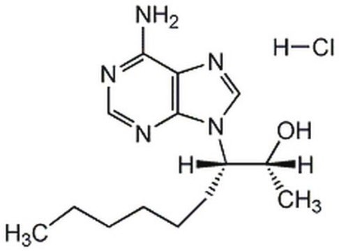 EHNA, Hydrochloride The racemic mixture of a cell-permeable adenine derivative that acts as a PDE II-selective phosphodiesterase inhibitor and adenosine deaminase.