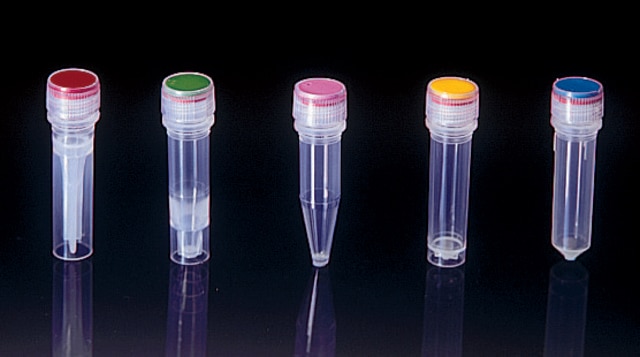 Freezing vials, natural capacity 500&#160;&#956;L, skirted bottom, sterile