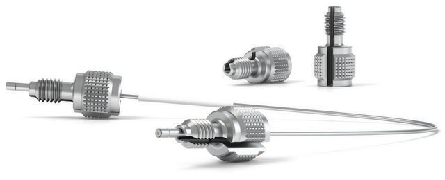 MarvelX&#8482; UHPLC Connection Systems PEEK Lined Stainless Steel Tubing, I.D. × L 25&#160;&#956;m × 150&#160;mm