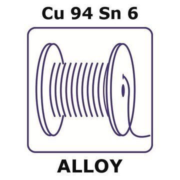 Phosphor bronze alloy, Cu94Sn6 5m insulated wire, 0.025mm conductor diameter, 0.0025mm insulation thickness, polyimide insulation