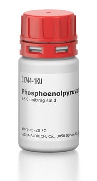 Phosphoenolpyruvate carboxylase microbial &#8805;5.0&#160;unit/mg solid