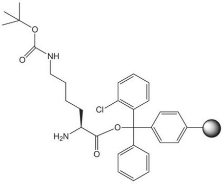 H-Lys(Boc)-2-ClTrt resin Novabiochem&#174;