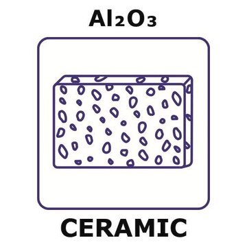 Alumina foam, thickness 12.7&#160;mm, size 100 × 100&#160;mm, porosity 0.84