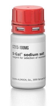 S-Gal&#174; sodium salt reagent for selection of recombinant bacterial clones