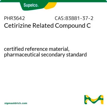 Cetirizine Related Compound C certified reference material, pharmaceutical secondary standard