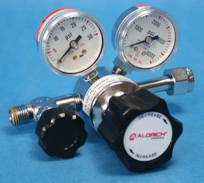 Aldrich&#174; non-corrosive lecture-bottle gas regulator size, CGA Inlet size 180