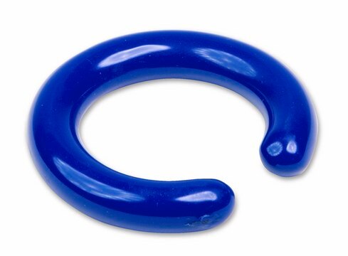 Vinyl-Coated Lead Ring ("C" shape) fits beaker size, 125 to 500 mL, blue