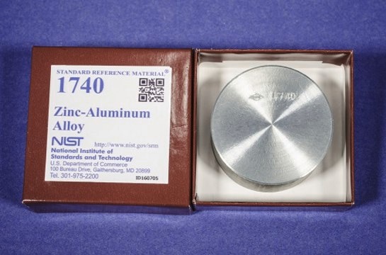 Zinc-aluminum alloy NIST SRM 1740