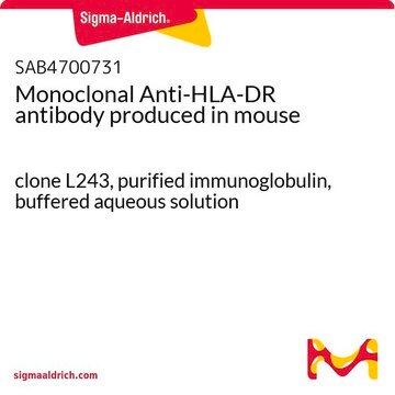 Monoclonal Anti-HLA-DR antibody produced in mouse clone L243, purified immunoglobulin, buffered aqueous solution