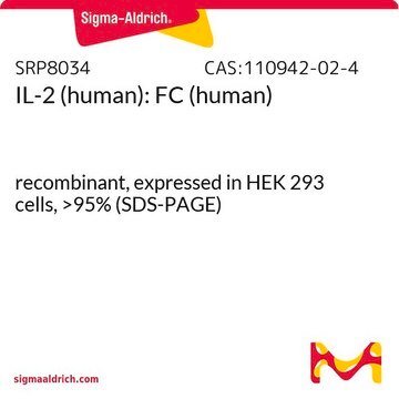 IL-2 (human): FC (human) recombinant, expressed in HEK 293 cells, &gt;95% (SDS-PAGE)