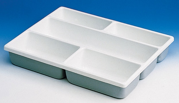 BRAND&#174; tidy tray with compartments 5 compartments