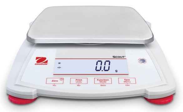 Ohaus&#174; Scout&#174; SPX Balance Model SPX2202, weighing capacity 2200&#160;g, resolution: 0.01&#160;g