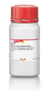 Peptone from animal tissue from meat, BioReagent, suitable for cell culture, suitable for plant cell culture