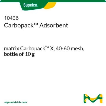 Carbopack&#8482; Adsorbent matrix Carbopack&#8482; X, 40-60&#160;mesh, bottle of 10&#160;g