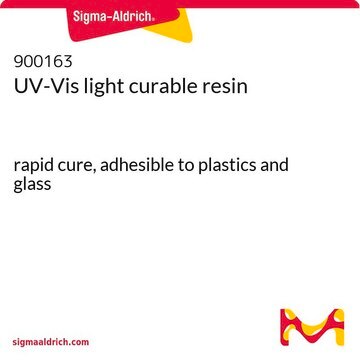 UV-Vis light curable resin rapid cure, adhesible to plastics and glass