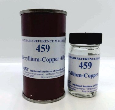 Beryllium-copper alloy (17200), NIST SRM 459, (17200)